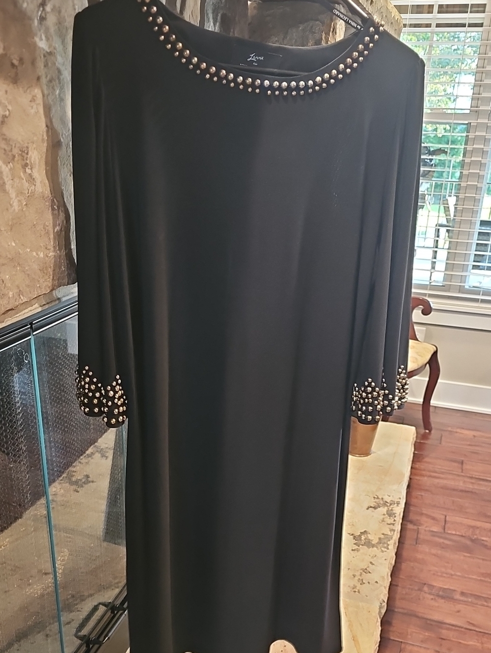 Lennie for Nina leonard Black Dress 1X